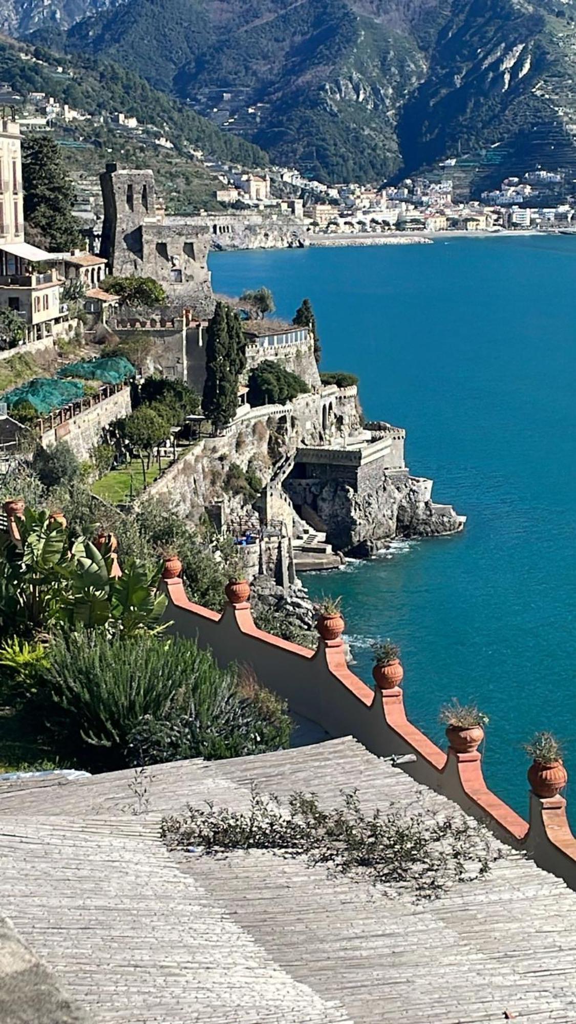 Villa Girasole Luxury Amalfi Coast Minori Bagian luar foto